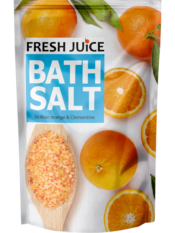 Fresh Juice Sicilian Orange & Clementine Bath Salt Refill Pouch, 500 g