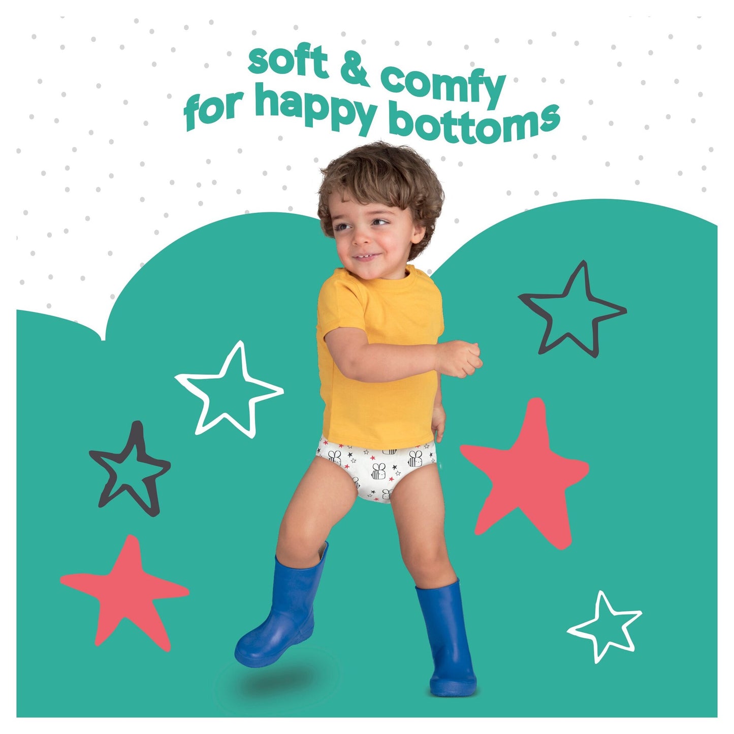 Fred & Flo Easy Fit 6+ Baby Pull-Up Diaper Pants, 32 pcs, 18+ kg - Image 4