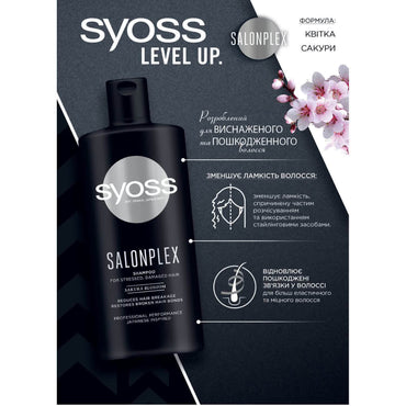 Syoss SalonPlex Shampoo, 440 mL - Image 2