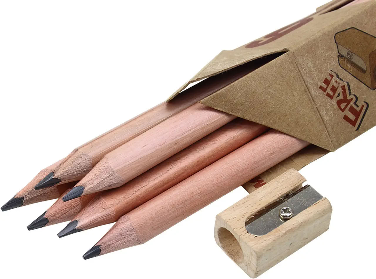 Marco 6050-6CB HB Jumbo Pencil Set with Sharpener, 6 pcs - Image 2