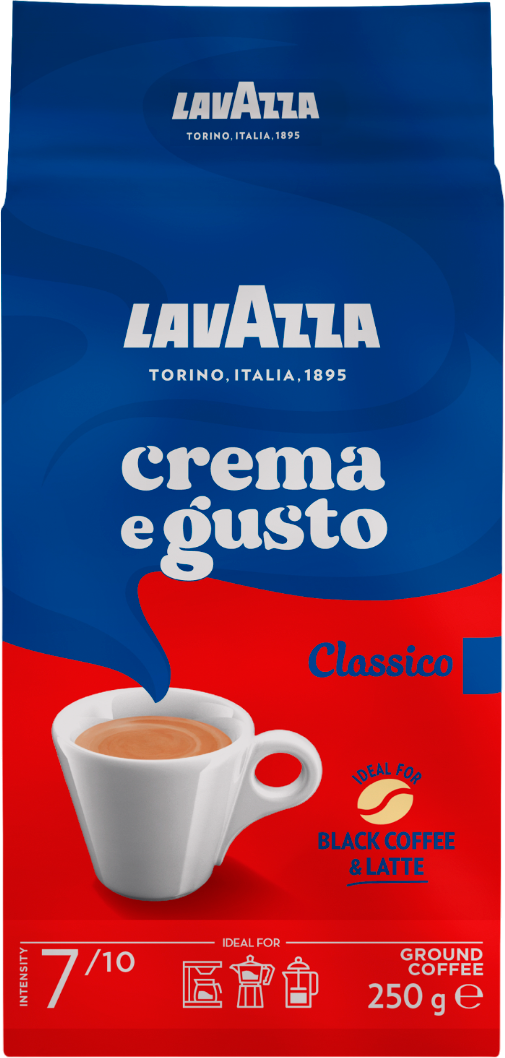 Lavazza Crema e Gusto Classico Ground Coffee, 250 g