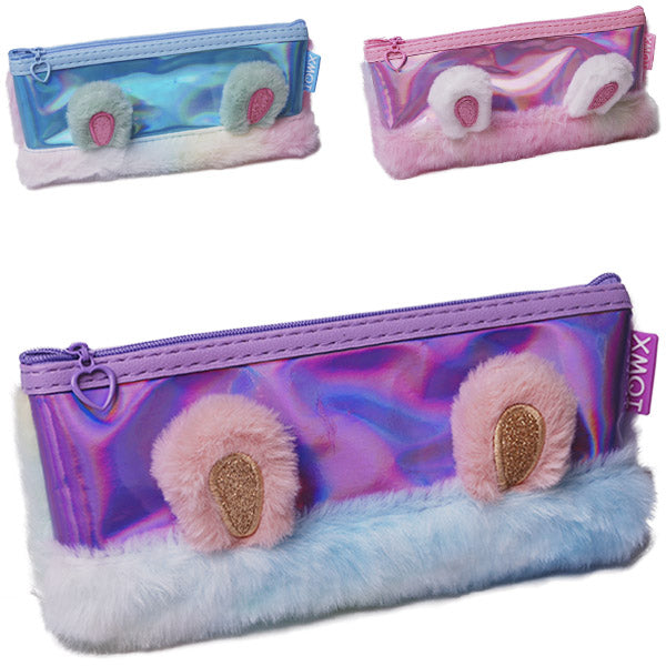 77-10 Furry Ears School Pencil Case