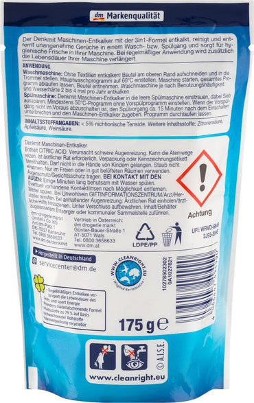 Denkmit 3-in-1 Washing Machine & Dishwasher Limescale Remover, 175 g - Image 2