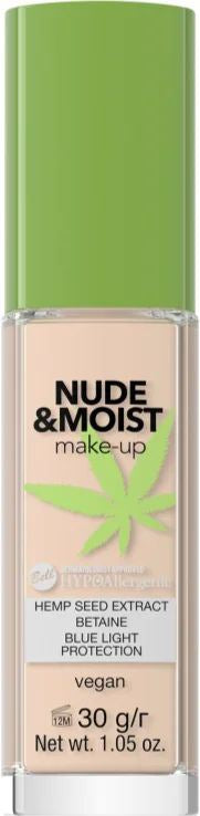 Bell Nude & Moist 02 Beige Hypoallergenic Foundation, 30 g