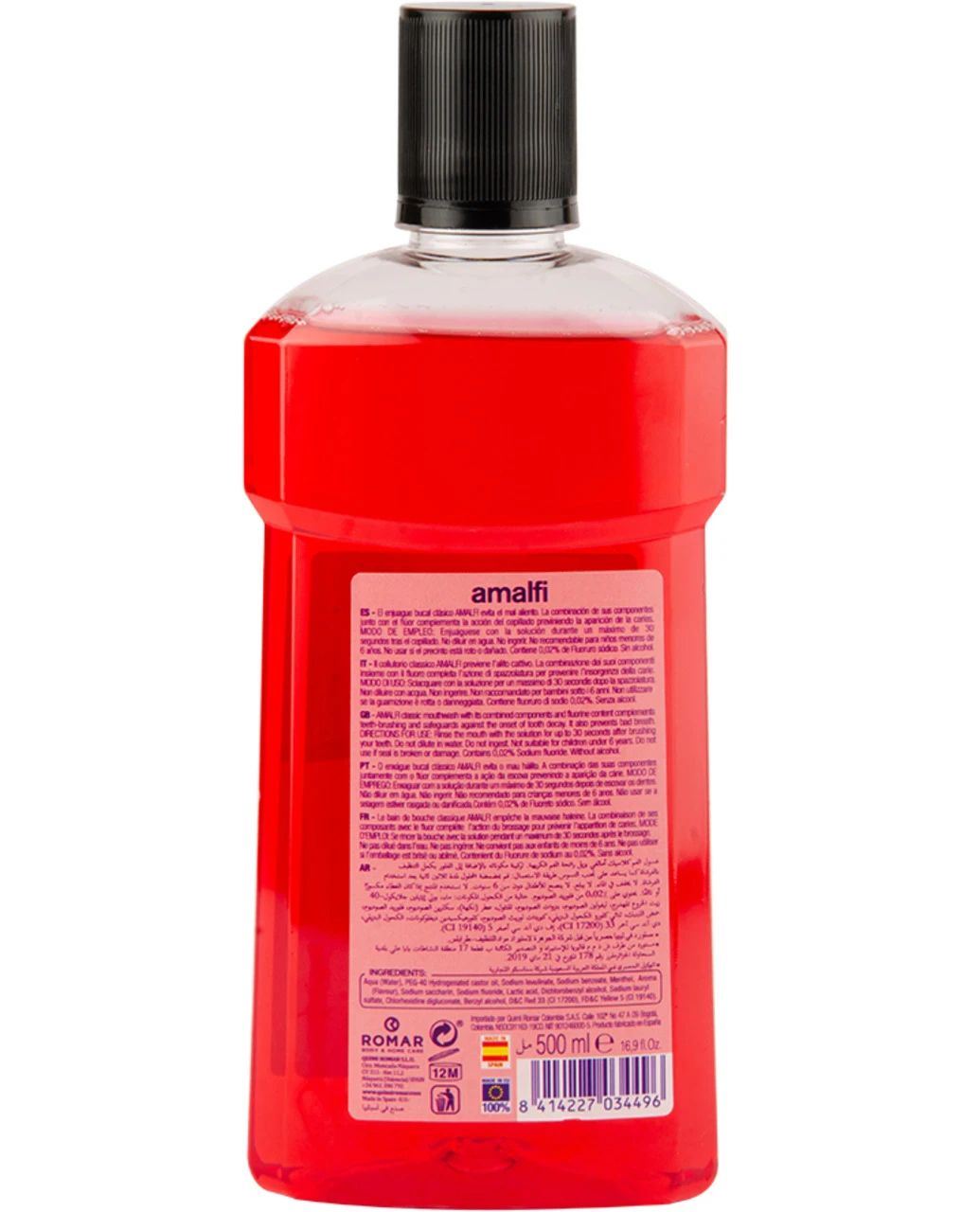 Amalfi Classic Mouthwash, 500 mL - Image 2