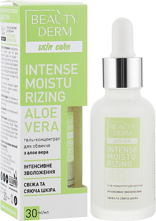 Beautyderm Aloe Vera Concentrated Face Gel, 30 mL