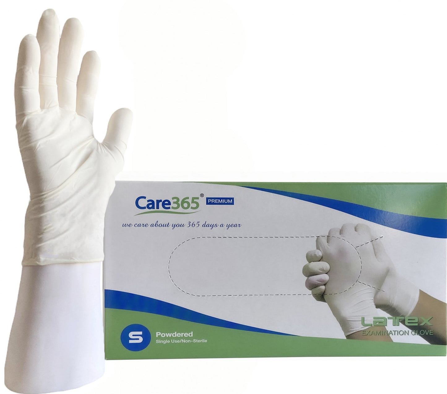 Santex Latex Medical Gloves Size S, 100 pcs - Image 3
