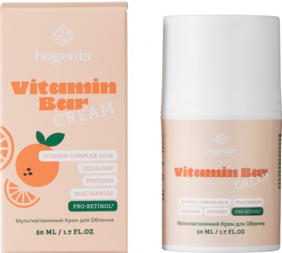 Bogenia Vitamin Bar Multivitamin Face Cream, 50 mL
