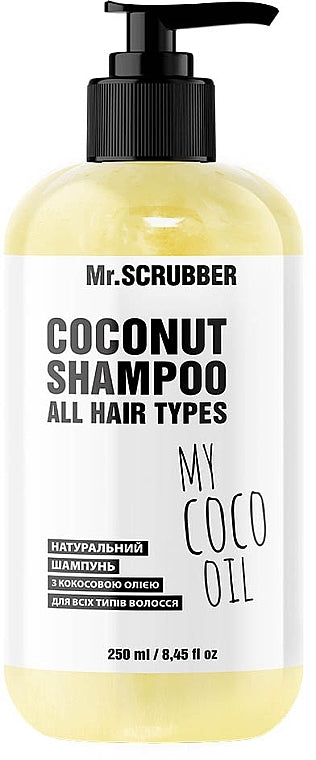 Mr. Scrubber Shampoo with Coconut Oil, 250 mL