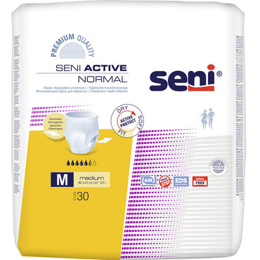 Seni Active Normal Medium Adult Pull-Up Incontinence Pants, 30 pcs, 80-110 cm - Image 2