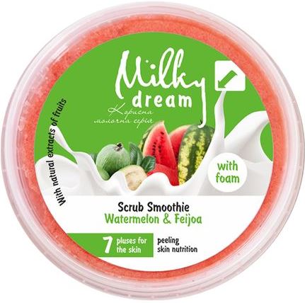 Milky Dream Foaming Smoothie Body Scrub with Watermelon & Feijoa, 140 g