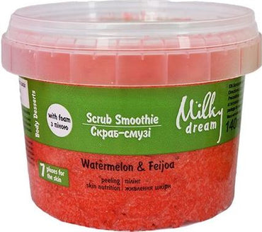 Milky Dream Foaming Smoothie Body Scrub with Watermelon & Feijoa, 140 g - Image 2