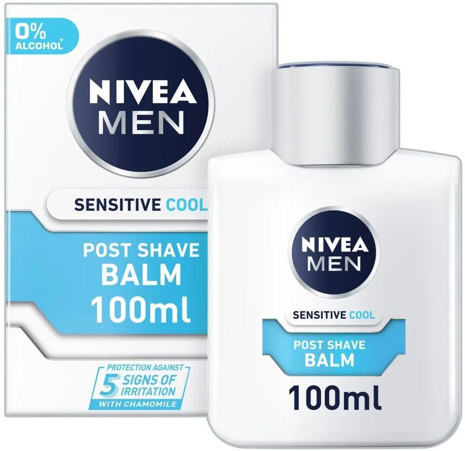 Nivea Men Sensitive Cool Aftershave Balm, 100 mL