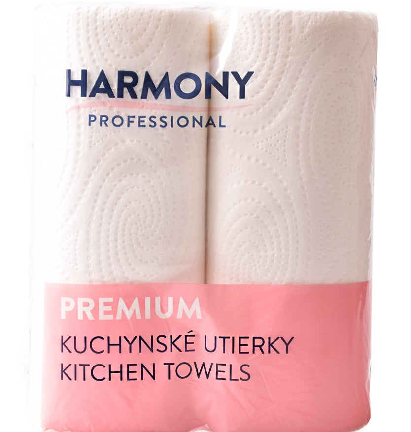 Harmony Professional Premium 2-Ply Paper Towels, 2 Rolls - Image 2