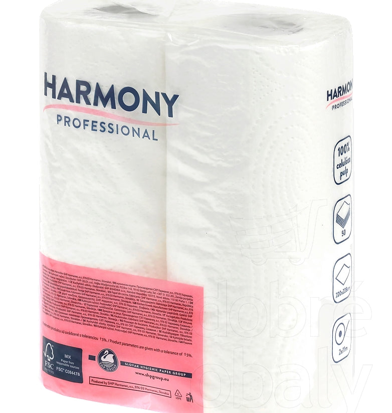 Harmony Professional Premium 2-Ply Paper Towels, 2 Rolls - Image 3