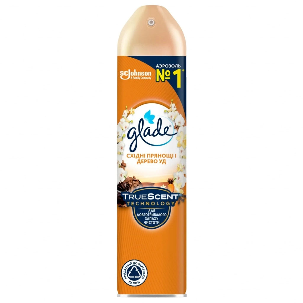 Glade Oriental Spices & Oud Wood Air Freshener, 300 mL