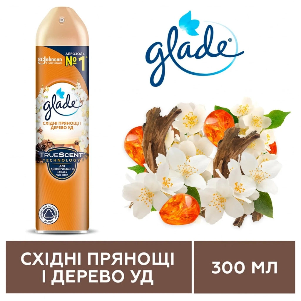 Glade Oriental Spices & Oud Wood Air Freshener, 300 mL - Image 3