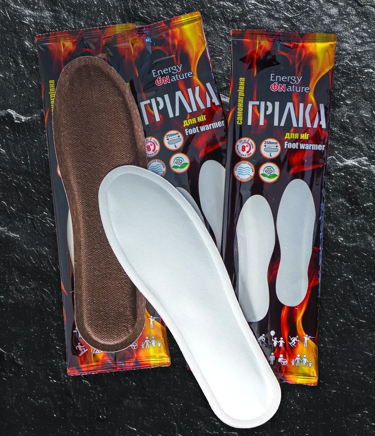 Energy of Nature Self-Heating Foot Warmer Insoles, 1 Pair - Image 2