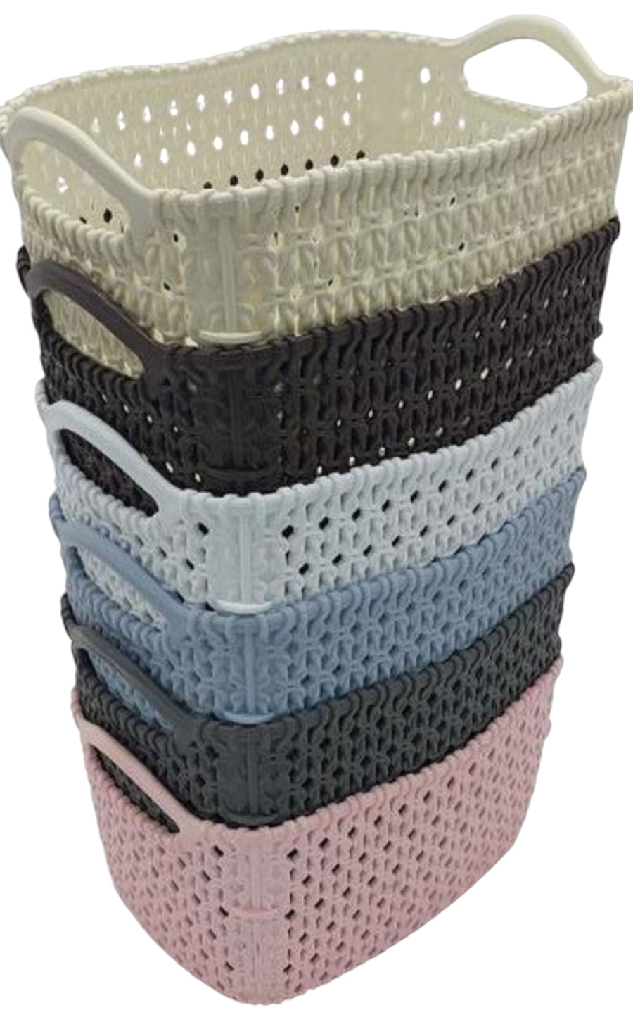Tuffex TP4202 Euro-Weave Storage Basket, Assorted, 4 L - Image 2
