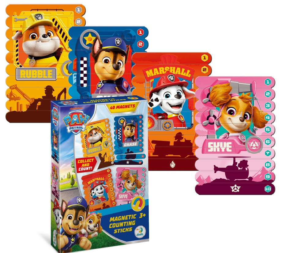Dodo 200652 Paw Patrol Rescue Heroes Magnetic Counting Sticks