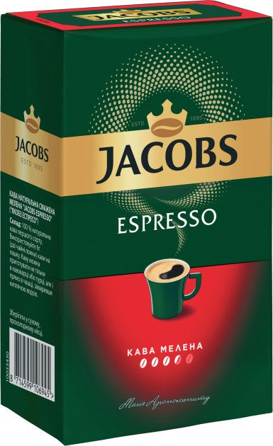 Jacobs Espresso Ground Coffee, 230 g