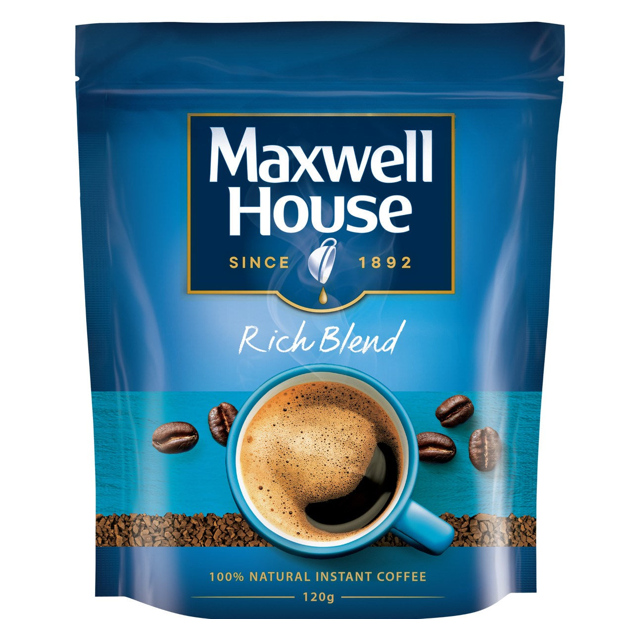 Maxwell House Rich Blend Instant Coffee, 120 g