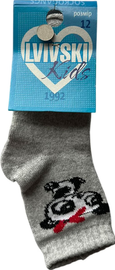 Lvivski Kids Cartoon Socks, Size 12 - Image 2