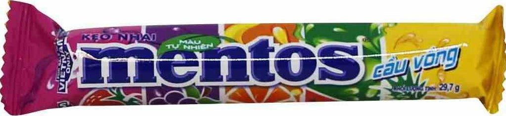 Mentos Rainbow Mix Chewy Candy, 5 Flavors, 29.7 g