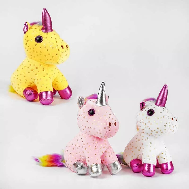 M 14045 Magical Unicorn Plush Toy, 26 cm