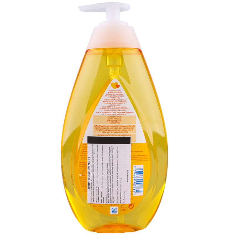 Johnsons Baby Gentle Daily Care Shampoo, 750 mL - Image 2
