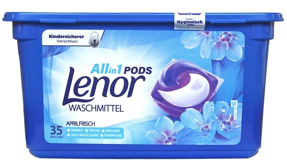 Lenor April Fresh Laundry Detergent Pods, 35 pcs