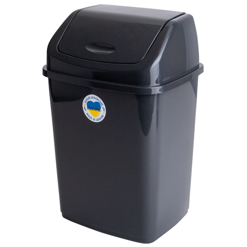 Aleana 122063 Trash Bin, Assorted Colors, 10 L - Image 4
