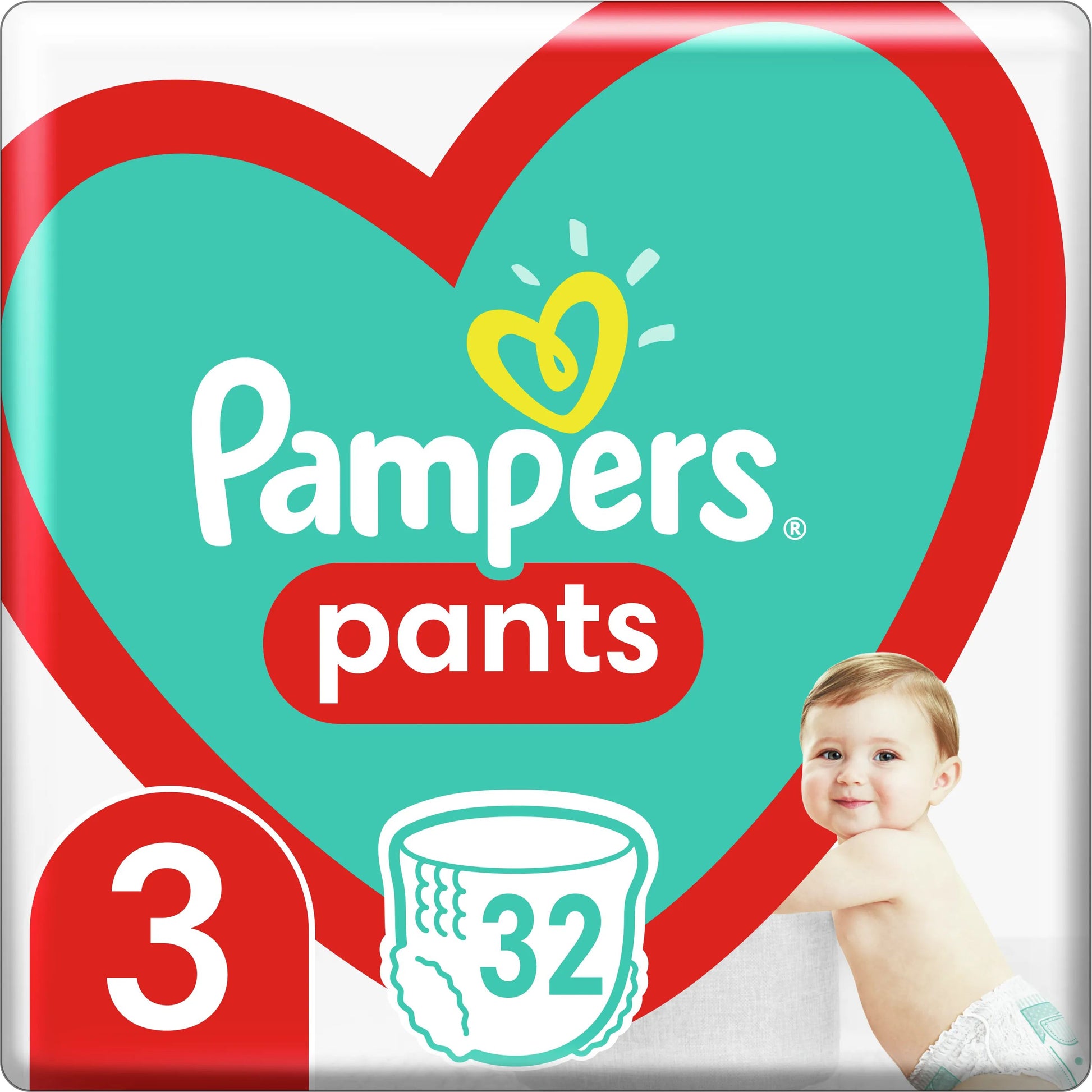 Pampers Pants 3 Baby Pull-Up Diaper Pants, 6-11 kg, 32 pcs - Image 3