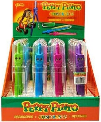 Peppy Pinto S01001LAC Compass in Plastic Case