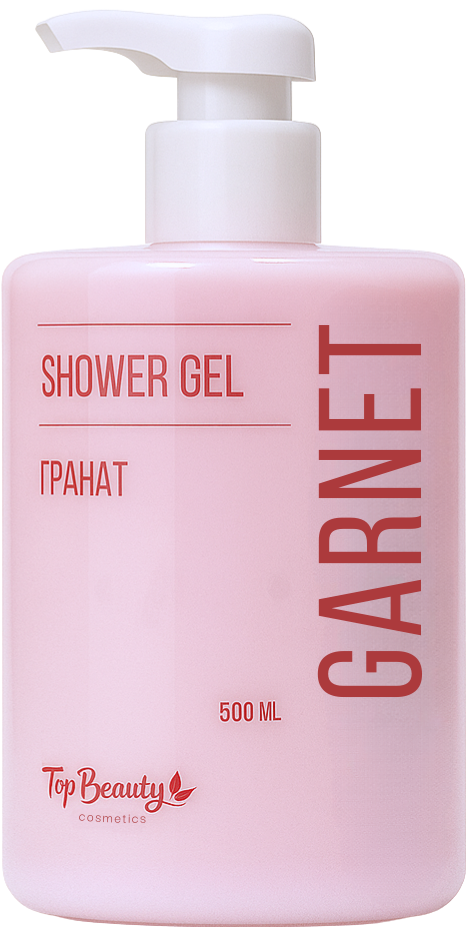 Top Beauty Pomegranate Shower Gel, 500 mL