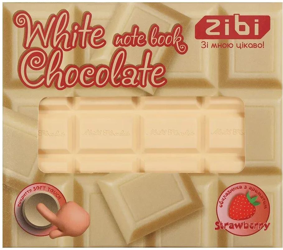 Zibi Scented Notebook ZB12470-12 White Chocolate 80 sheets - Image 2