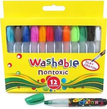 HY-300-12 (0335) Colored Gel Crayons, 12 Colors