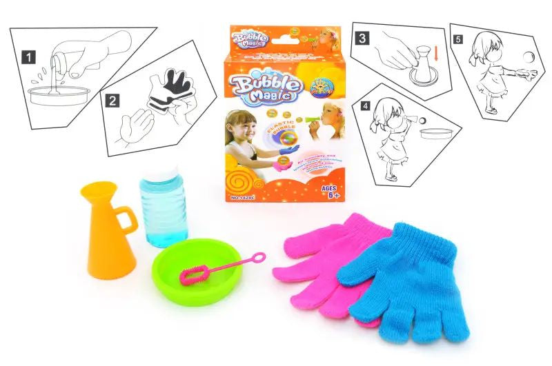 1428C Soap Bubble Play Set with Gloves