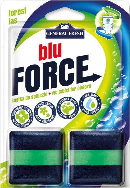 General Fresh Blu Forest Toilet Cistern Cubes, 2 x 50 g