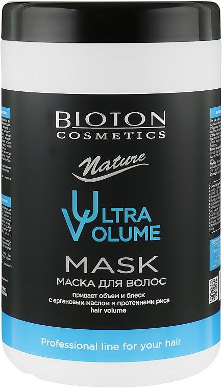 Bioton Cosmetics Nature Ultra Volume Volume & Shine Hair Mask, 1 L