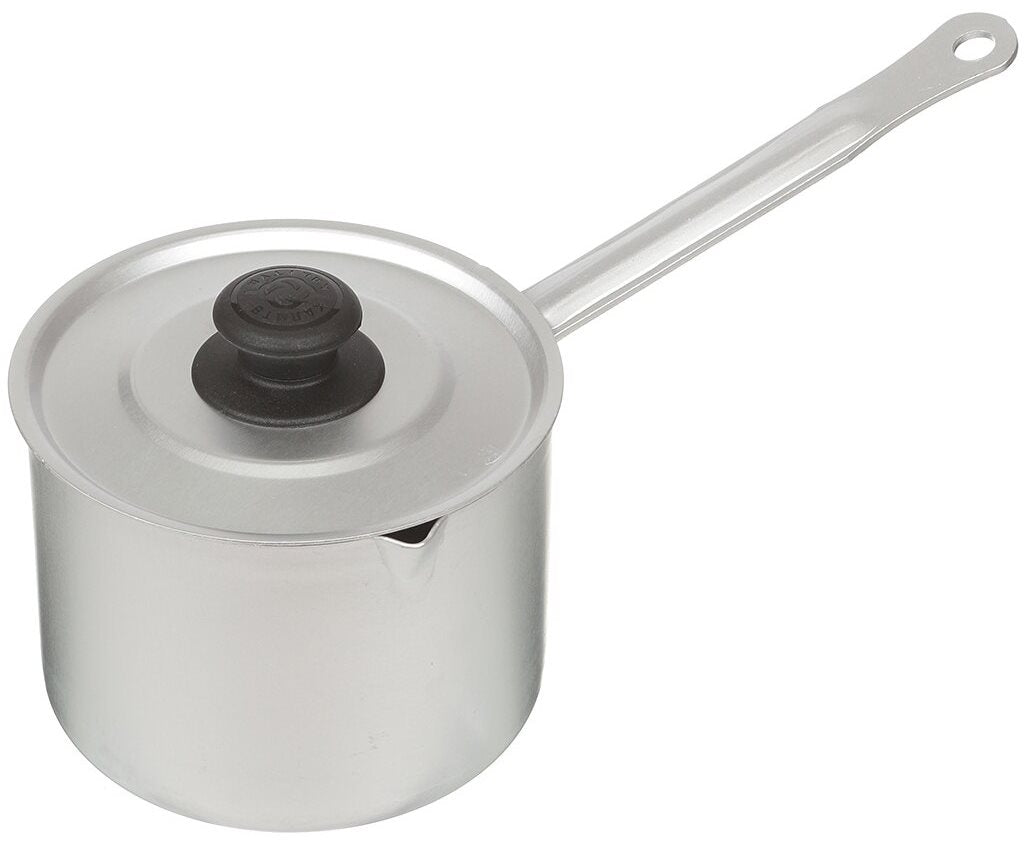 Aluminum Saucepan with Lid, 1 L