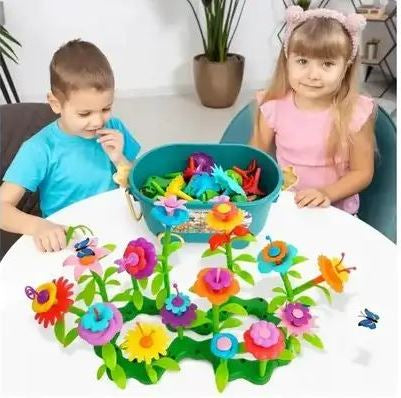 166 Flower Garden Building Set in Container - Image 2