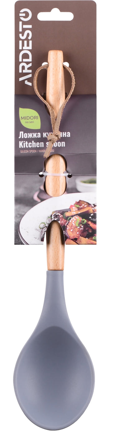 Ardesto Midori AR3017GB Silicone Spoon with Wooden Handle - Image 2