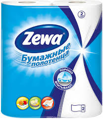 Zewa 2-Ply Paper Towels, 2 Rolls