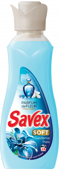 Savex Soft Gardenia Frais Parfum Fabric Softener, 900 mL