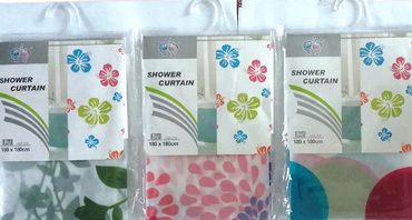 Stenson R29845 Assorted Shower Curtain, 180 x 180 cm - Image 2