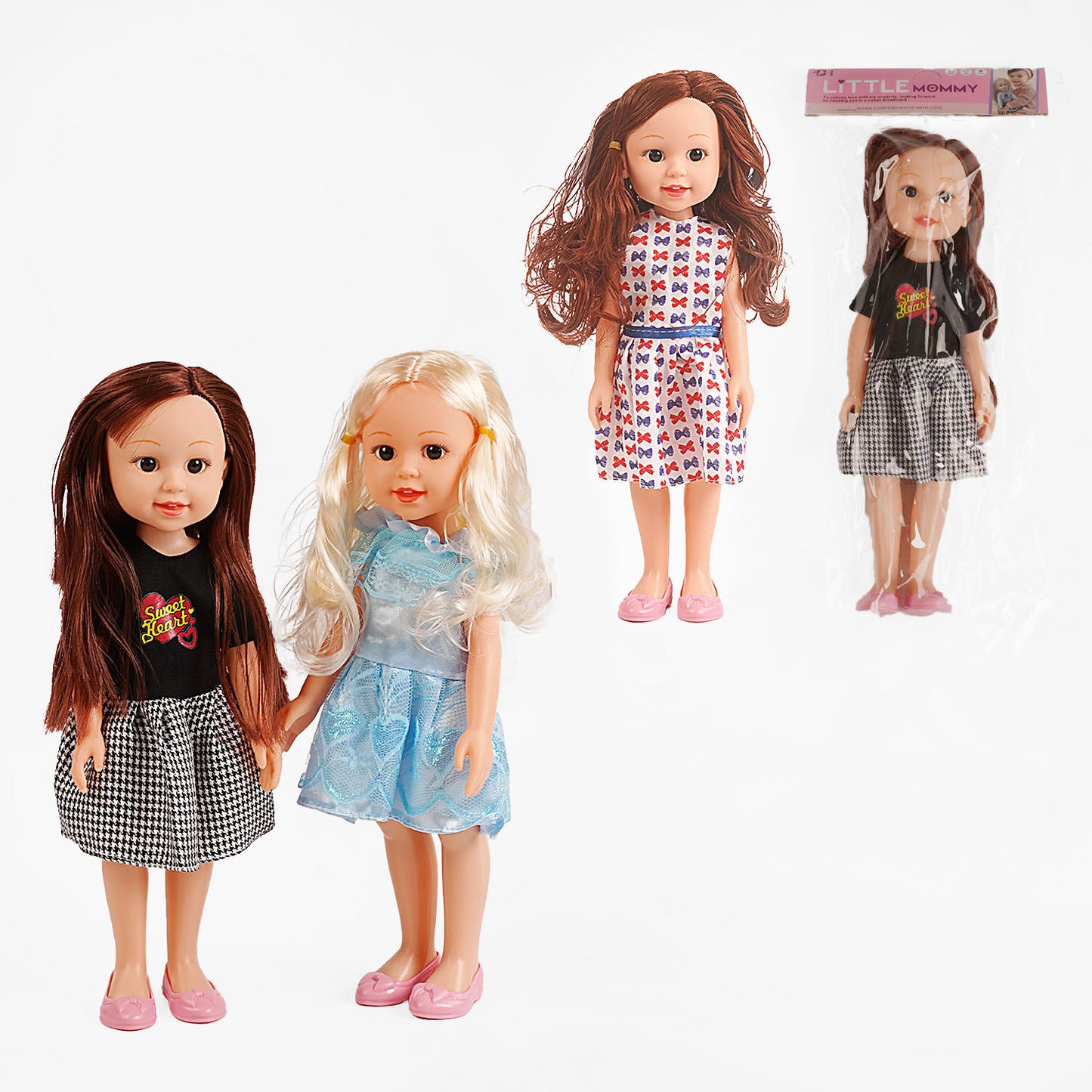 BM 3396-4 Little Mommy Doll with Articulated Limbs, 30 cm