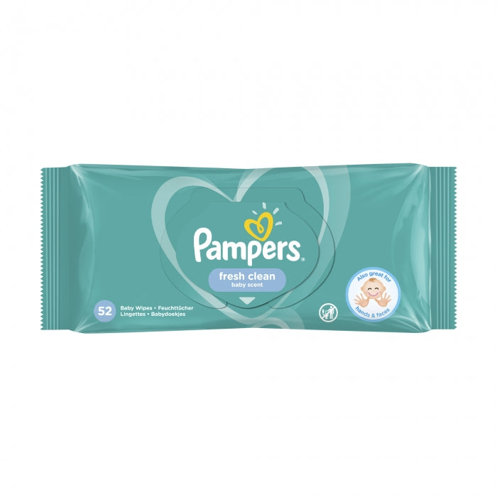 Pampers Kids Fresh Clean Wet Wipes, 52 pcs