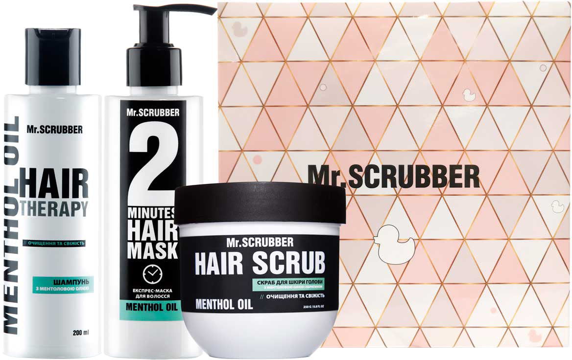 Mr. Scrubber Volume & Freshness with Menthol Oil Women's Gift Set