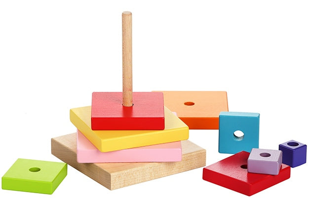 Cubika 13357 Wooden Stacking Pyramid - Image 2
